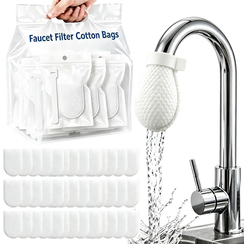 Home Bathroom Taps - 300/30x Сменные хлопковые мешочки-фильтры для смесителя