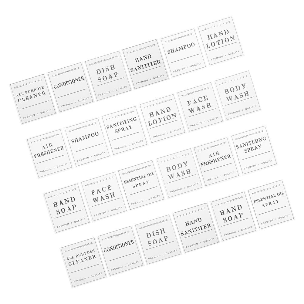 Glass Soap Dish - 2 комплекта элегантных водонепроницаемых наклеек для