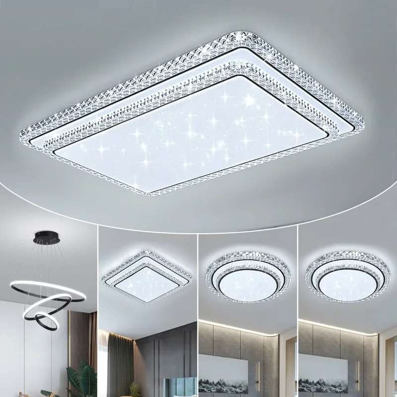 Home Bathroom Design Simple - Современная потолочная светодиодная лампа с простым