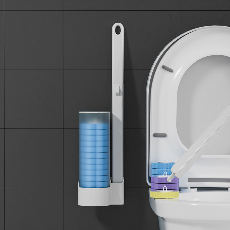Home Bathroom Products - Одноразовая щетка для унитаза, настенный инструмент