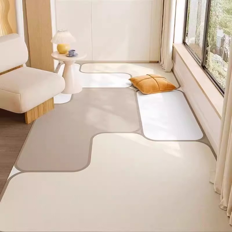 Home Bathroom Design Simple - Кухонный напольный коврик из ПВХ, современный