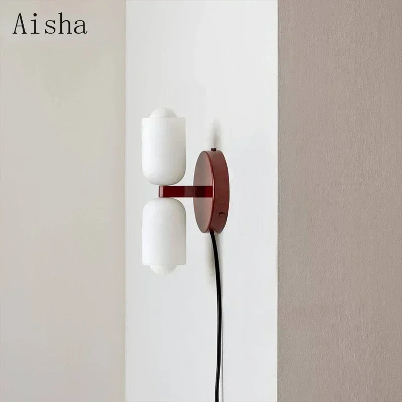Home Bathroom Design Simple - Стеклянный настенный светильник, простой бра с