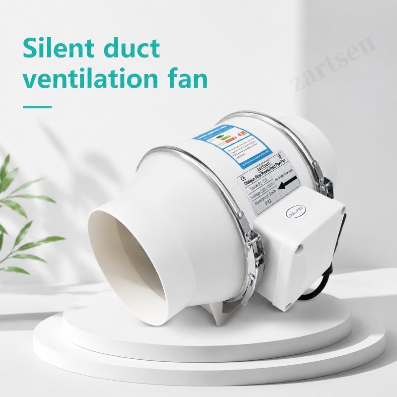 Home Bathroom Vent Fans - Вентилятор канальный смешанного потока 4/5/6 дюймов,