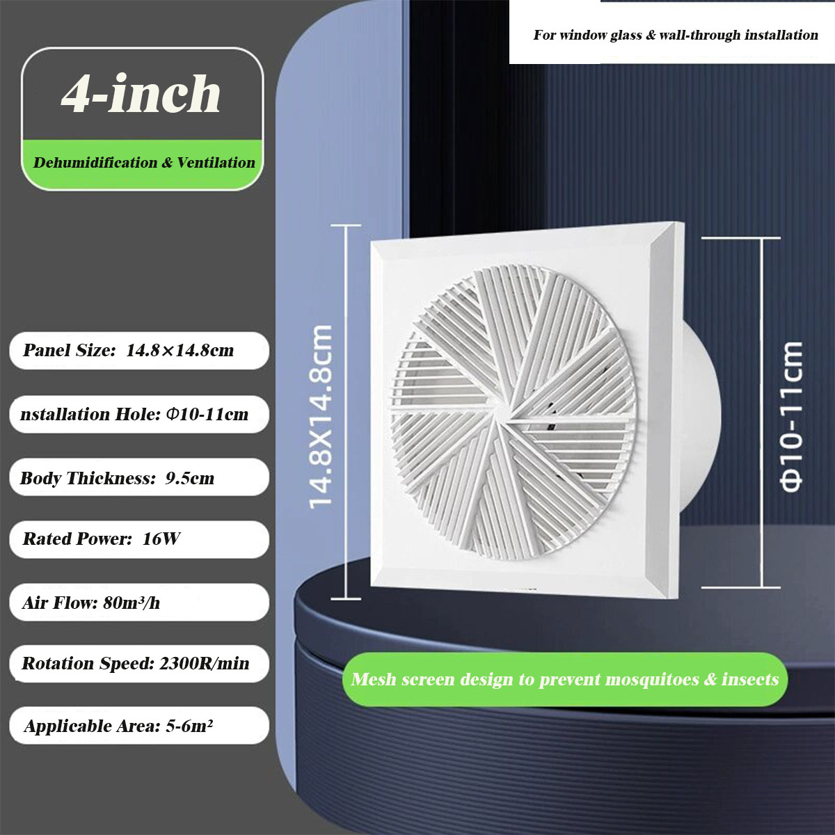 Вытяжной вентилятор для окон с – обзор и цена Home Bathroom Vent Fans