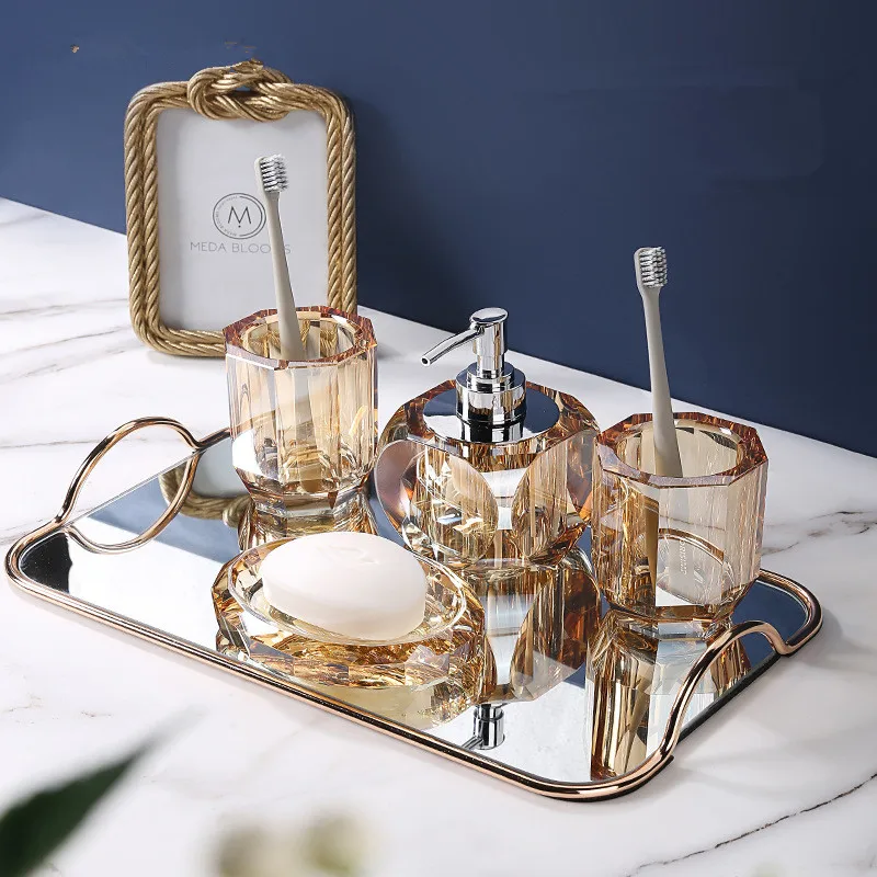 Набор для ванной комнаты, хрус – обзор и цена Glass Soap Dish