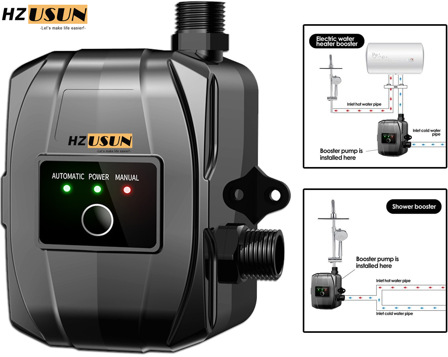 Насос для повышения давления в – обзор и цена Home Bathroom Pressure Pump