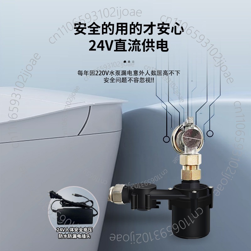 Бесшумный компактный насос-уси – обзор и цена Home Bathroom Pressure Pump