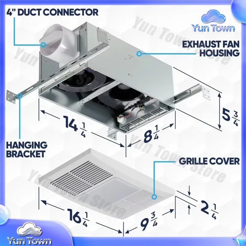 Вентилятор для ванной комнаты  – обзор и цена Home Bathroom Vent Fans
